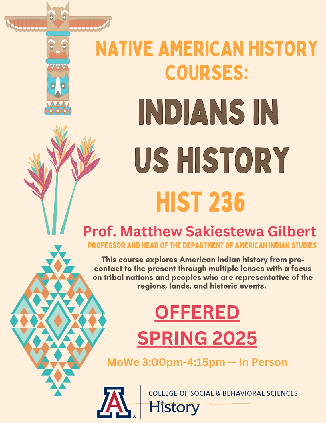 Indians in US History: HIST 236